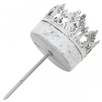 Product Tealight holder metal for sticking candle holder crown Ø5.5cm 4pcs