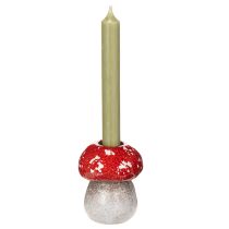 Product Decorative mushroom, fly agaric, tealight holder as table decoration, 9cm