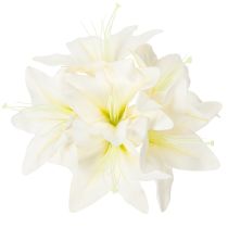 Product Artificial white tiger lily flowers for vases and arrangements, 29cm bunch of 6