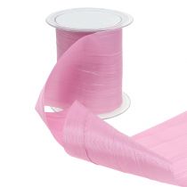 Table ribbon crash pink 100mm 15m