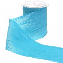 Product Table ribbon Crash Turquoise 100mm 15m