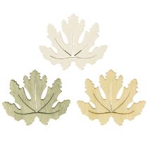 Product Table decoration autumn scatter decoration wooden decoration maple leaf 4cm 72 pcs