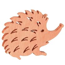 Product Table decoration autumn scatter decoration hedgehog wood W4cm H3cm 72 pcs