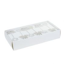 Product Place card holder butterfly 3.5cm silver 6pcs