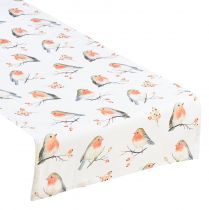 Product Table runner autumn table ribbon robin 40x150cm