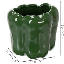 Product Paprika ceramic planter for modern kitchen decor, suitable for any interior style, 13cm, 2 pieces