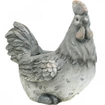 Product Chicken for planting, Easter decoration, plant pot, spring, decorative chicken concrete look H30cm