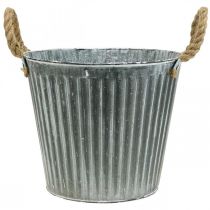 Product Planter, decorative pot with handles, metal pot for planting Ø25.5cm