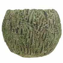 Product Planter concrete antique look green, brown planter Ø13cm