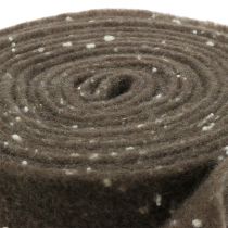 Pot hinge felt tape brown with dots 15cm x 5m