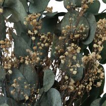 Product Dried flower bouquet eucalyptus gypsophila preserved 50cm green