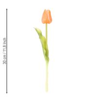 Product Artificial tulips for spring decoration, living room and kitchen, with lifelike appearance, 30cm, 7 pieces