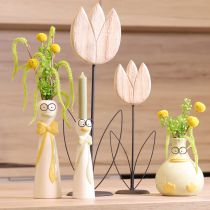 Product Tulip decorative object on a stand for elegant and timeless interior design, 33.5cm