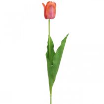 Tulip artificial flower red, orange Artificial spring flower H67cm