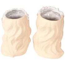 Product Planter Ceramic Dreaming Girl Assorted H19.5cm 2pcs