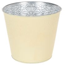 Product Metal planter, pastel yellow, Ø16cm H14cm