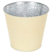 Product Metal planter, pastel yellow, Ø16cm H14cm