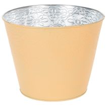 Product Metal planter, pastel orange, Ø20cm H16cm