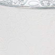 Product Metal planter, pastel white, Ø16cm H14cm