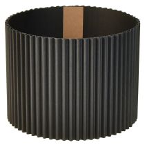 Product Planter Paper Flowerpot Black Ø19cm H14cm 3 pcs