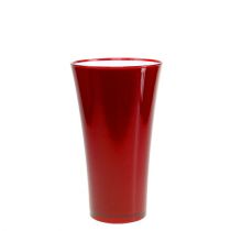 Vase &quot;Fizzy&quot; Ø16cm H27cm red, 1pc