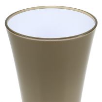 Product Vase &quot;Fizzy&quot; Ø13.5cm H20cm platinum grey, 1pc