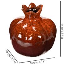 Product Ceramic pomegranate decoration, glossy, 14cm