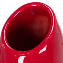 Product Decorative vase with lipstick design for artificial flowers with long stems, 38cm