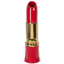 Product Decorative vase with lipstick design for artificial flowers with long stems, 38cm