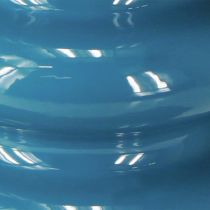 Product Vase, home accessory with a wave-shaped surface for a modern ambience, 23cm