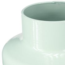 Product Vase metal vase decoration mint green pastel Ø16.5cm H23.5cm