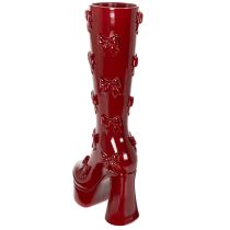 Product Decorative vase boot with bow design 37cm