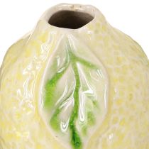 Product Ceramic decoration lemon vase Mediterranean table decoration H22cm