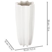 Product Flower vase fluted modern decorative vase 38cm