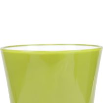 Product Vase Green Flower Vase Decorative Vase Fizzy Olive Ø16.5cm H27cm