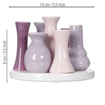 Product Ceramic vase set, modern living room decor, 14cm