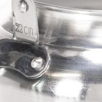 Product Vintage decorative teapot/planter, metal with zinc look, Ø19cm H15cm