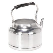Product Vintage decorative teapot/planter, metal with zinc look, Ø19cm H15cm