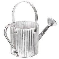 Product Vintage planter Ø17cm, decorative watering can, metal planter shabby chic