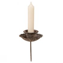 Product Vintage tapered candle holder for sticking Ø8.5cm H11.5cm 4pcs