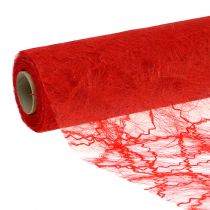 Table tape red fleece 30cmx25m