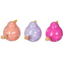 Product Bird decorative figure, cute and colorful design for the living room, 6cm, 6 pieces