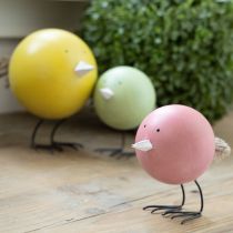 Product Chick decorative figures with a round design for light and playful accents, 9.5cm, 3 pieces