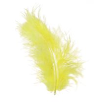 Product Bird Feathers Yellow for Crafting Decorative Feathers 5cm–10cm 20g