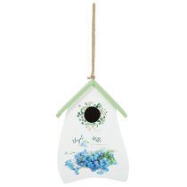 Product Birdhouse for stylish rooms with floral design and nostalgic flair 21cm