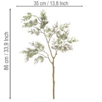 Product Artificial juniper branch, decorative artificial branch for vases, 86cm