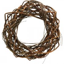 Willow wreath natural decorative wreath made of branches Ø40cm