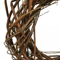 Willow wreath natural decorative wreath made of branches Ø40cm