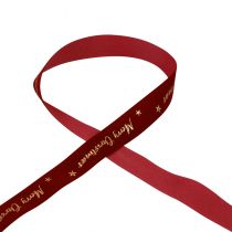 Product Gift ribbon Christmas ribbon red velvet ribbon 25mm 20m