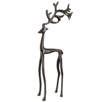 Product Christmas decoration reindeer decoration metal in brown 15x9x53cm